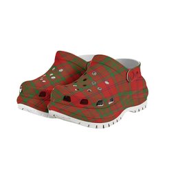 ScotsTee Shop Scottish McAlister of Glenbarr Ancient Women's Tartan Height Increasing Clogs