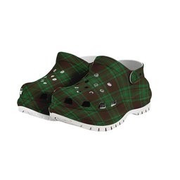 ScotsTee Shop Scottish McAlister of Glenbarr Hunting Women's Tartan Height Increasing Clogs