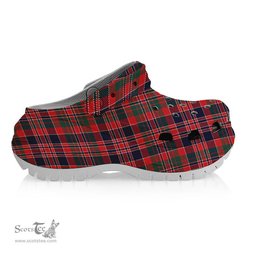 ScotsTee Shop Scottish McDonald of Boisdale Modern Women's Tartan Height Increasing Clogs