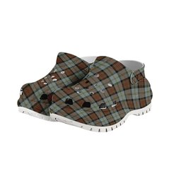 ScotsTee Shop Scottish McLeod of Harris Weathered Women's Tartan Height Increasing Clogs