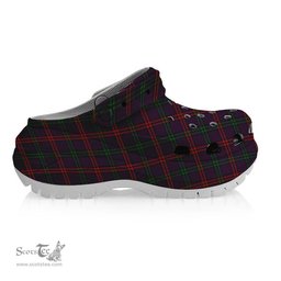 ScotsTee Shop Scottish Montgomrie or Montgomery of Eglinton Women's Tartan Height Increasing Clogs