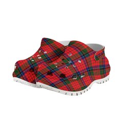 ScotsTee Shop Scottish McNicol of Scorrybreac Women's Tartan Height Increasing Clogs