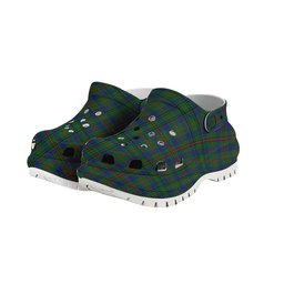 ScotsTee Shop Scottish Moncreiffe of Atholl Women's Tartan Height Increasing Clogs