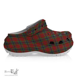 ScotsTee Shop Scottish McLean of Duart Women's Tartan Height Increasing Clogs