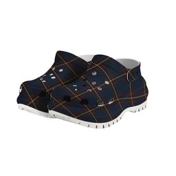 ScotsTee Shop Scottish McLaine of Lochbuie Hunting Women's Tartan Height Increasing Clogs