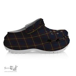 ScotsTee Shop Scottish McLaine of Lochbuie Hunting Women's Tartan Height Increasing Clogs