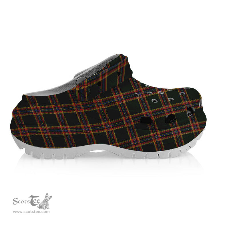 ScotsTee Shop Scottish Moran Family Ubique Women's Tartan Height Increasing Clogs