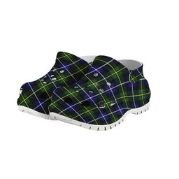 ScotsTee Shop Scottish McNeil of Barra Modern Women's Tartan Height Increasing Clogs
