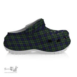 ScotsTee Shop Scottish McNeil of Colonsay Women's Tartan Height Increasing Clogs