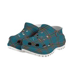 ScotsTee Shop Scottish McLaine of Lochbuie Hunting Ancient Women's Tartan Height Increasing Clogs