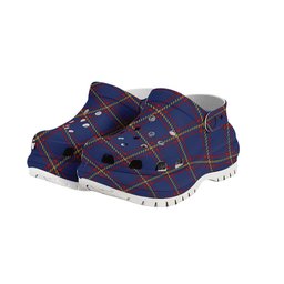 ScotsTee Shop Scottish McLaine of Lochbuie Women's Tartan Height Increasing Clogs