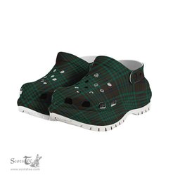 ScotsTee Shop Scottish McGillivray Hunting Modern Women's Tartan Height Increasing Clogs