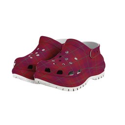 ScotsTee Shop Scottish Stirling of Keir Modern Women's Tartan Height Increasing Clogs