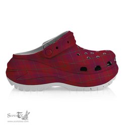 ScotsTee Shop Scottish Stirling of Keir Modern Women's Tartan Height Increasing Clogs