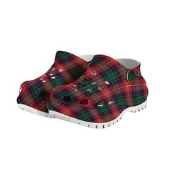 ScotsTee Shop Scottish Rattray of Lude Modern Women's Tartan Height Increasing Clogs