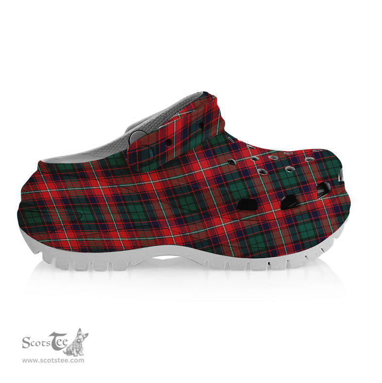 ScotsTee Shop Scottish Rattray of Lude Modern Women's Tartan Height Increasing Clogs