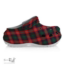 ScotsTee Shop Scottish Rattray of Lude Modern Women's Tartan Height Increasing Clogs