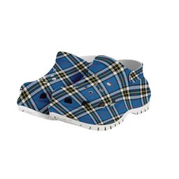 ScotsTee Shop Scottish Thompson Society Dress Blue Modern Women's Tartan Height Increasing Clogs
