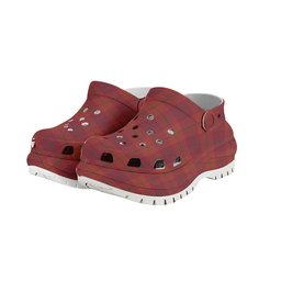ScotsTee Shop Scottish Stirling of Keir Ancient Women's Tartan Height Increasing Clogs