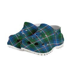 ScotsTee Shop Scottish Shaw of Carolina Ancient Women's Tartan Height Increasing Clogs