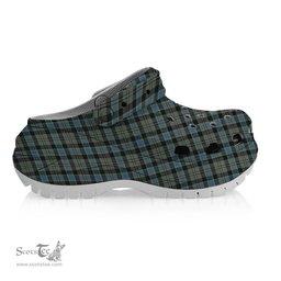 ScotsTee Shop Scottish Ogilvie of Inverarity – VS 1 Women's Tartan Height Increasing Clogs