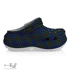 ScotsTee Shop Scottish Murray of Elibank Modern Women's Tartan Height Increasing Clogs