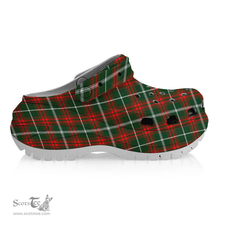 ScotsTee Shop Scottish Prince of Wales Women's Tartan Height Increasing Clogs
