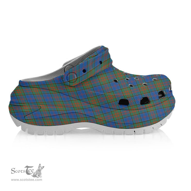 ScotsTee Shop Scottish Stewart of Appin Hunting Ancient Women's Tartan Height Increasing Clogs