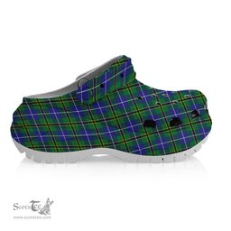 ScotsTee Shop Scottish Turnbull Hunting SC Women's Tartan Height Increasing Clogs