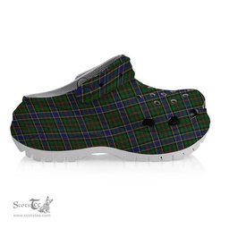 ScotsTee Shop Scottish Ogilvie of Inverarity Wilsons_ Women's Tartan Height Increasing Clogs