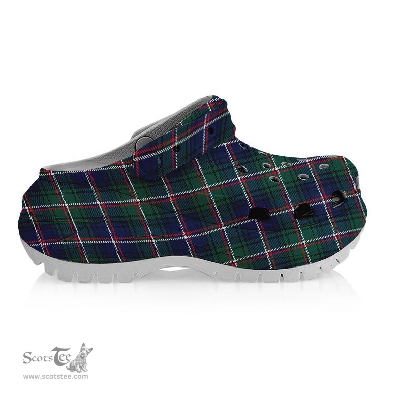 ScotsTee Shop Scottish Shaw of Carolina Modern Women's Tartan Height Increasing Clogs