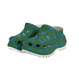 ScotsTee Shop Scottish Turnbull Hunting Ancient Clan Women's Tartan Height Increasing Clogs