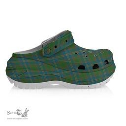 ScotsTee Shop Scottish Strange of Balkaskie Ancient Women's Tartan Height Increasing Clogs
