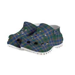 ScotsTee Shop Scottish Strang of Balkaskie Modern Women's Tartan Height Increasing Clogs