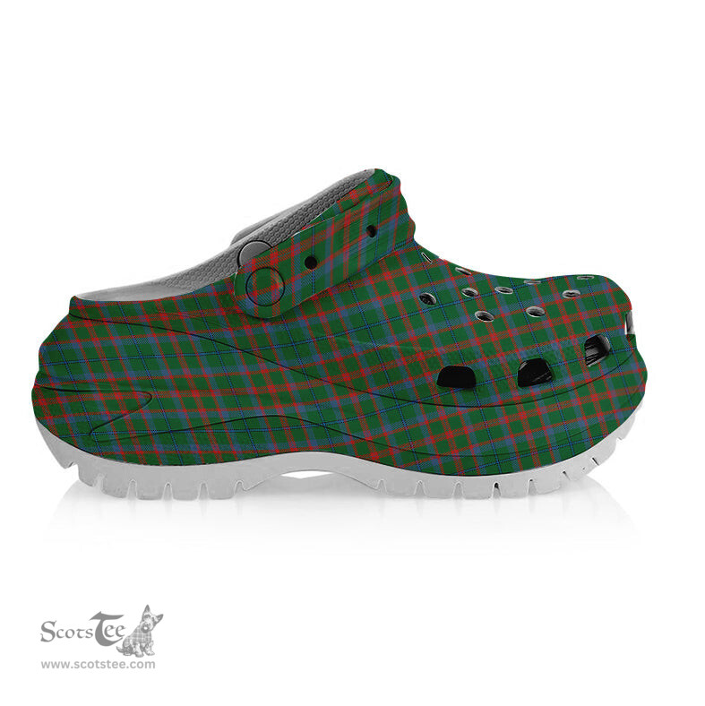 ScotsTee Shop Scottish Shaw of Tordarroch Hunting Ancient Women's Tartan Height Increasing Clogs
