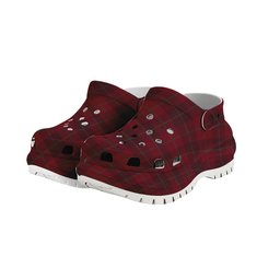ScotsTee Shop Scottish Stirling of Keir Women's Tartan Height Increasing Clogs