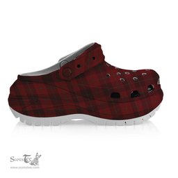 ScotsTee Shop Scottish Stirling of Keir Women's Tartan Height Increasing Clogs