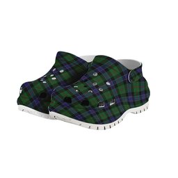 ScotsTee Shop Scottish Ogilvie of Inverarity VS 2 Women's Tartan Height Increasing Clogs