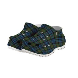 ScotsTee Shop Scottish Newlands of Lauriston Women's Tartan Height Increasing Clogs