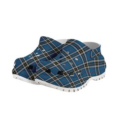 ScotsTee Shop Scottish Thompson Society Dress Blue Women's Tartan Height Increasing Clogs
