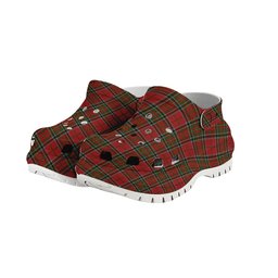 ScotsTee Shop Scottish Stewart of Galloway Wilsons’ Women's Tartan Height Increasing Clogs