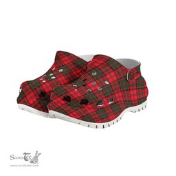 ScotsTee Shop Scottish Stewart of Appin Modern Women's Tartan Height Increasing Clogs