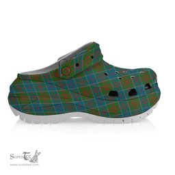ScotsTee Shop Scottish Stewart of Appin Hunting Ancient Clan Women's Tartan Height Increasing Clogs