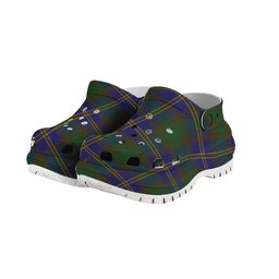 ScotsTee Shop Scottish Strang of Balkaskie Women's Tartan Height Increasing Clogs
