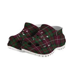 ScotsTee Shop Scottish Stewart of Bute Hunting Women's Tartan Height Increasing Clogs