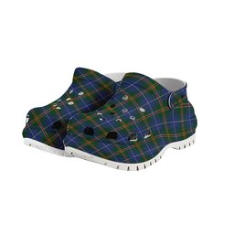 ScotsTee Shop Scottish Turnbull Hunting Women's Tartan Height Increasing Clogs