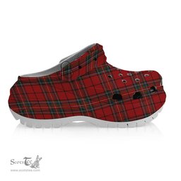ScotsTee Shop Scottish Stewart of Galloway VS Women's Tartan Height Increasing Clogs