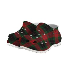 ScotsTee Shop Scottish Skene of Cromar Black Women's Tartan Height Increasing Clogs