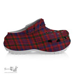 ScotsTee Shop Scottish Murray of Tullibardine Women's Tartan Height Increasing Clogs