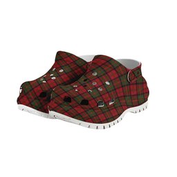 ScotsTee Shop Scottish Stewart of Ardshiel Women's Tartan Height Increasing Clogs
